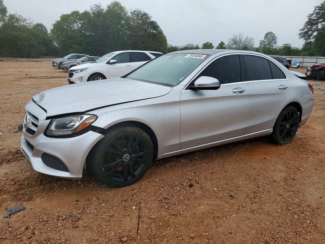 Вид 2017 MERCEDES-BENZ C 300 4MATIC, угол 1