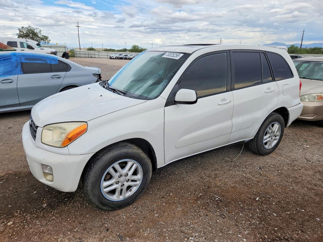 Вид 2002 TOYOTA RAV4 BASE, угол 1