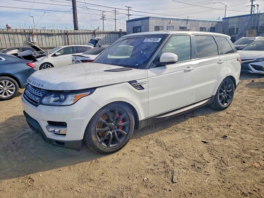 Vue de 2016 LAND ROVER RANGE ROVER SPORT SC, angle 1