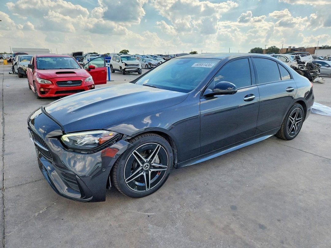 منظر 2024 MERCEDES-BENZ C 300 4MATIC، زاوية 1