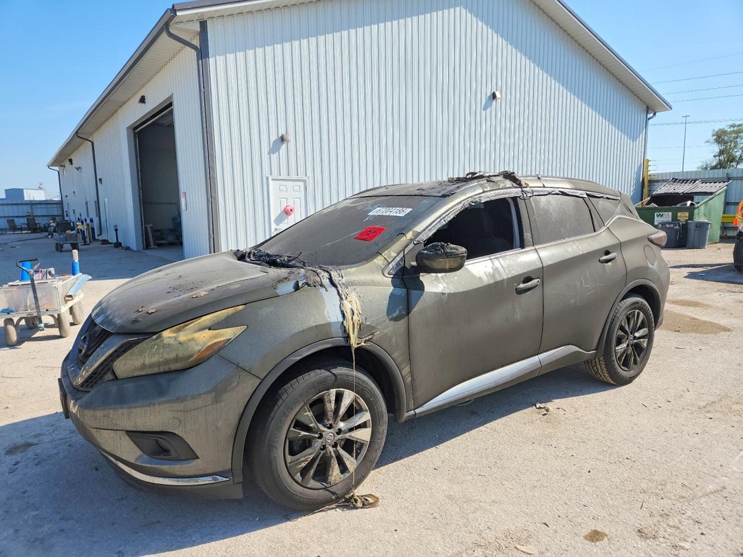Вид 2018 NISSAN MURANO SV, угол 1