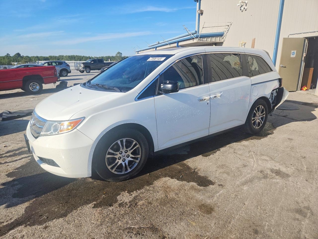 Vista de 2012 HONDA ODYSSEY EXL, ángulo 1