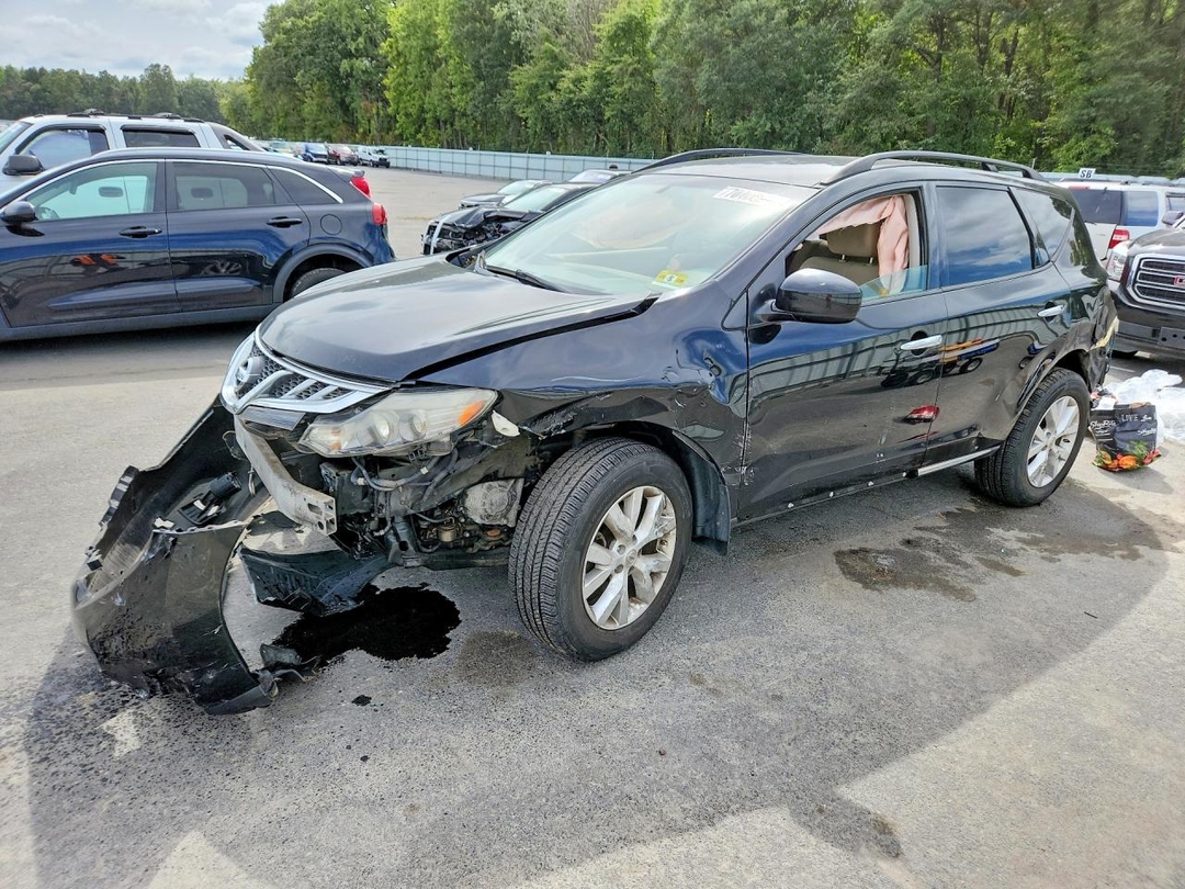 Вид 2014 NISSAN MURANO SV, угол 1