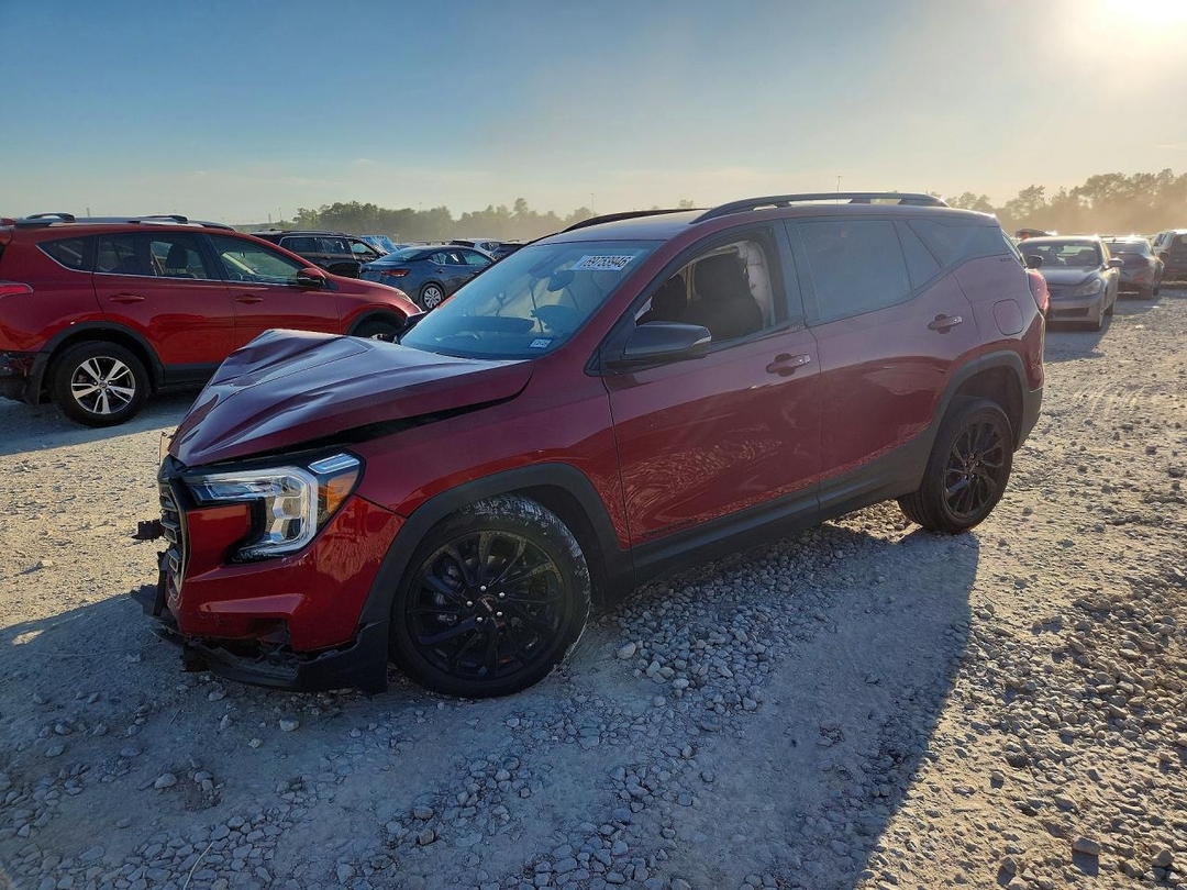 Vue de 2024 GMC TERRAIN SLE, angle 1