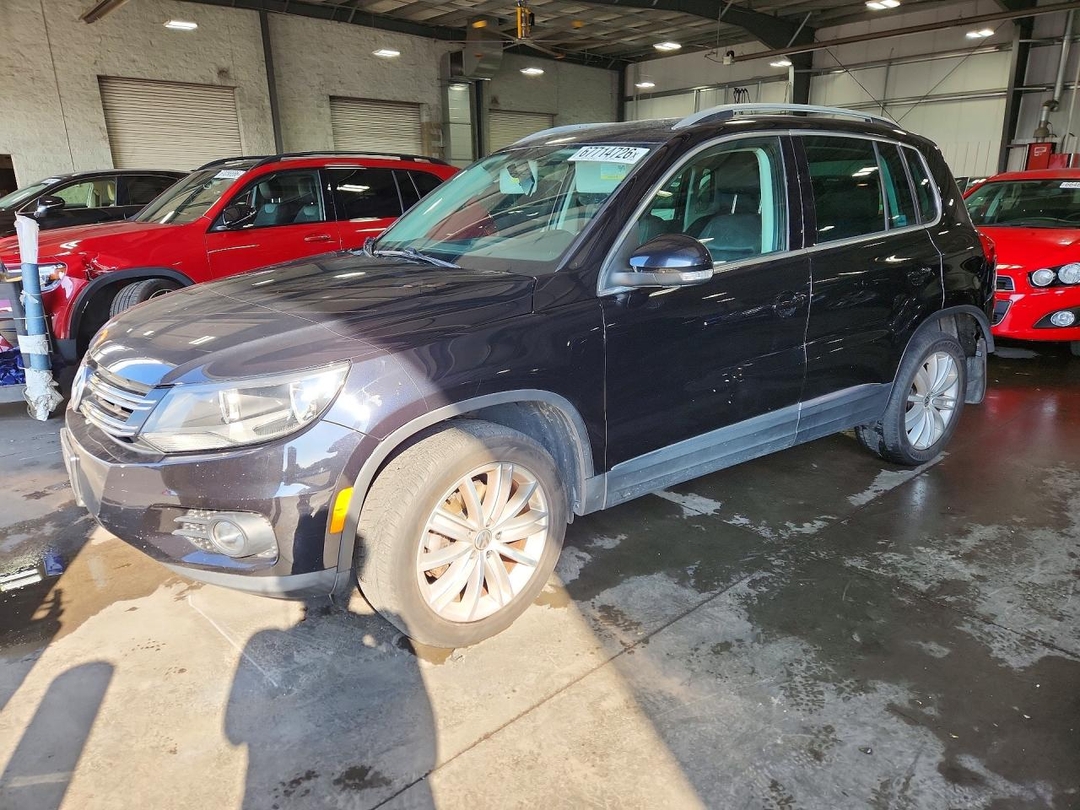 منظر 2015 VOLKSWAGEN TIGUAN S، زاوية 1