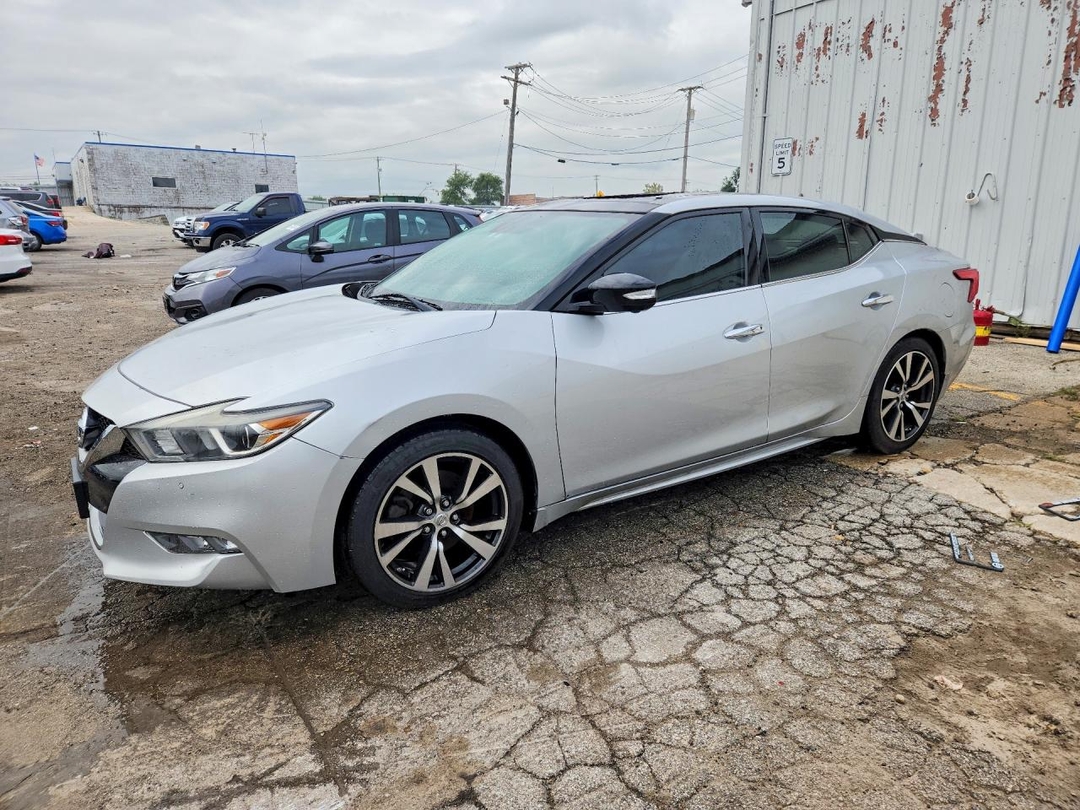 Вид 2017 NISSAN MAXIMA PLATINUM, угол 1