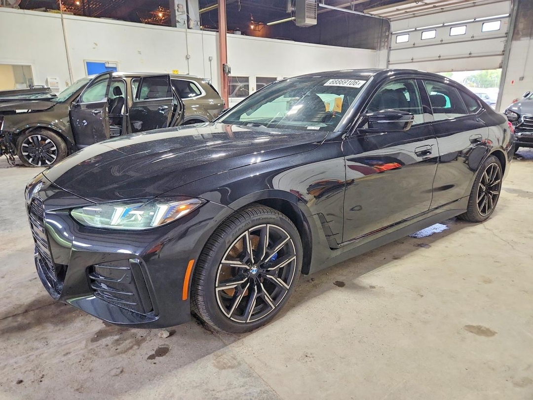 Vue de 2025 BMW I4 M50, angle 1