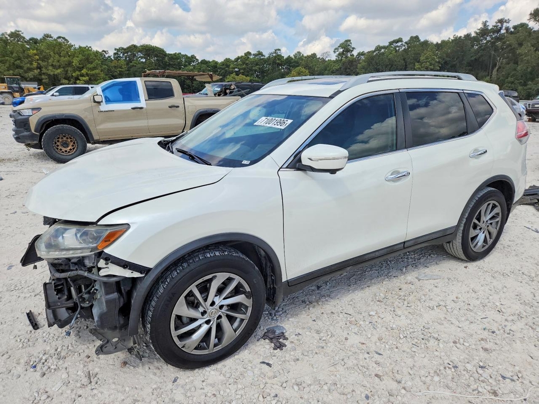 Вид 2015 NISSAN ROGUE SL, угол 1