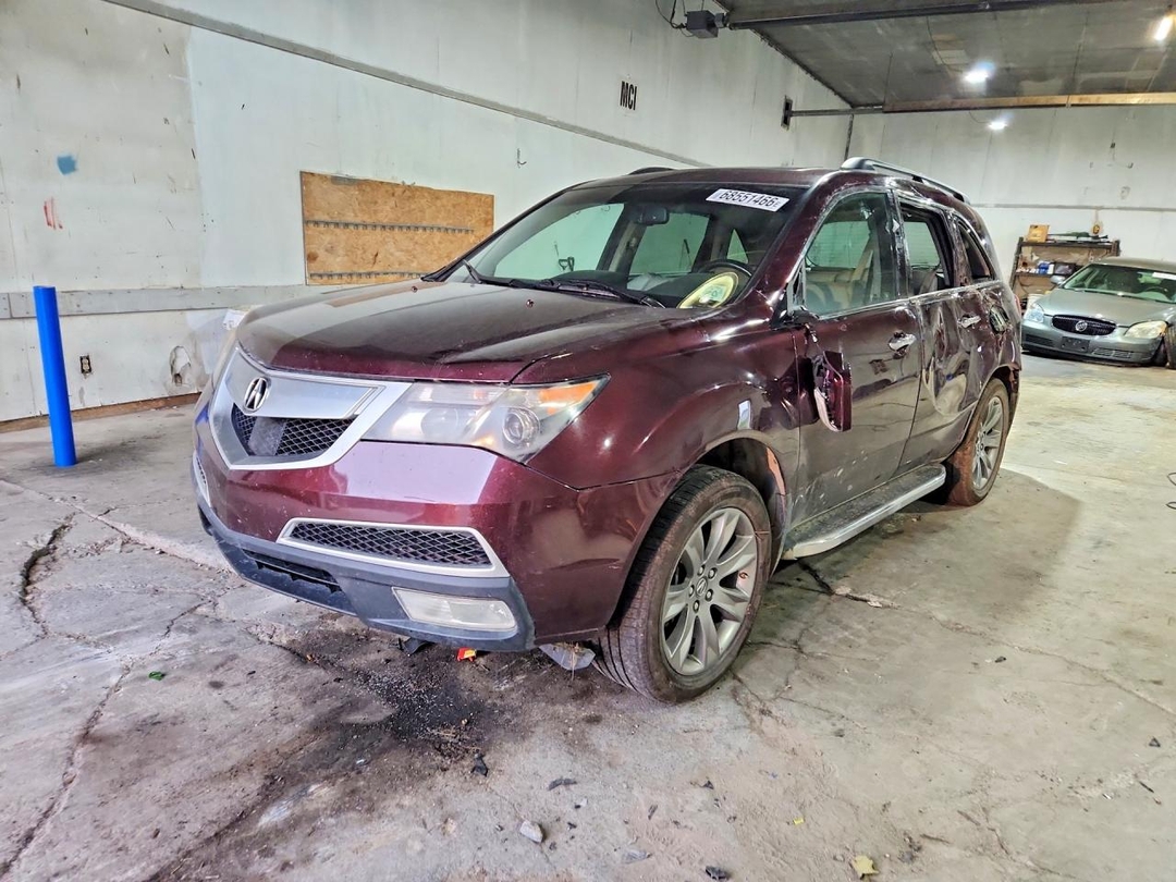 منظر 2010 ACURA MDX ADVANCE، زاوية 1