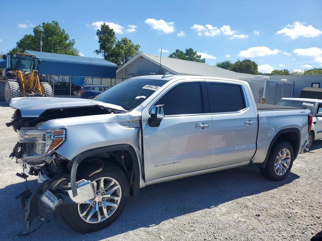Vista de 2021 GMC SIERRA K1500 SLT, ángulo 1