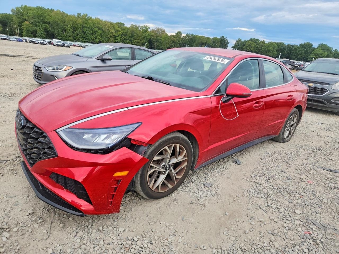 Vue de 2021 HYUNDAI SONATA SEL, angle 1