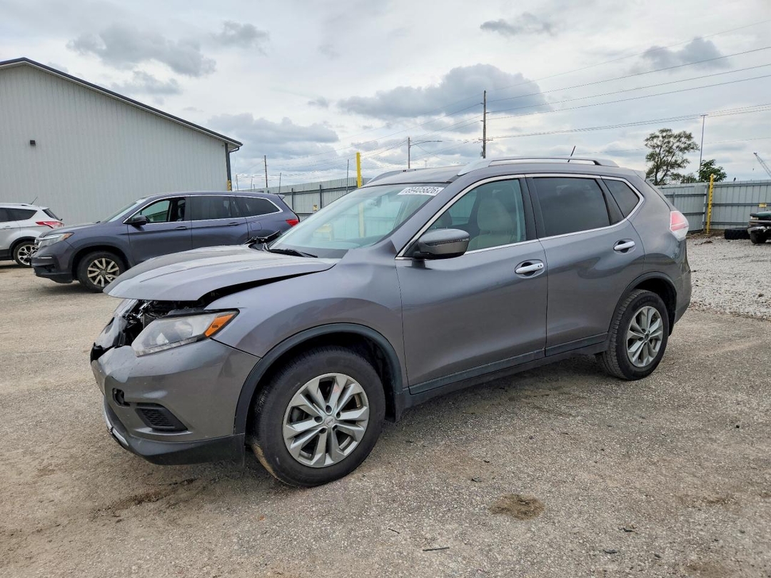 Vue de 2016 NISSAN ROGUE SV, angle 1