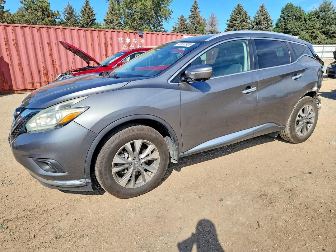 Vue de 2015 NISSAN MURANO SL, angle 1