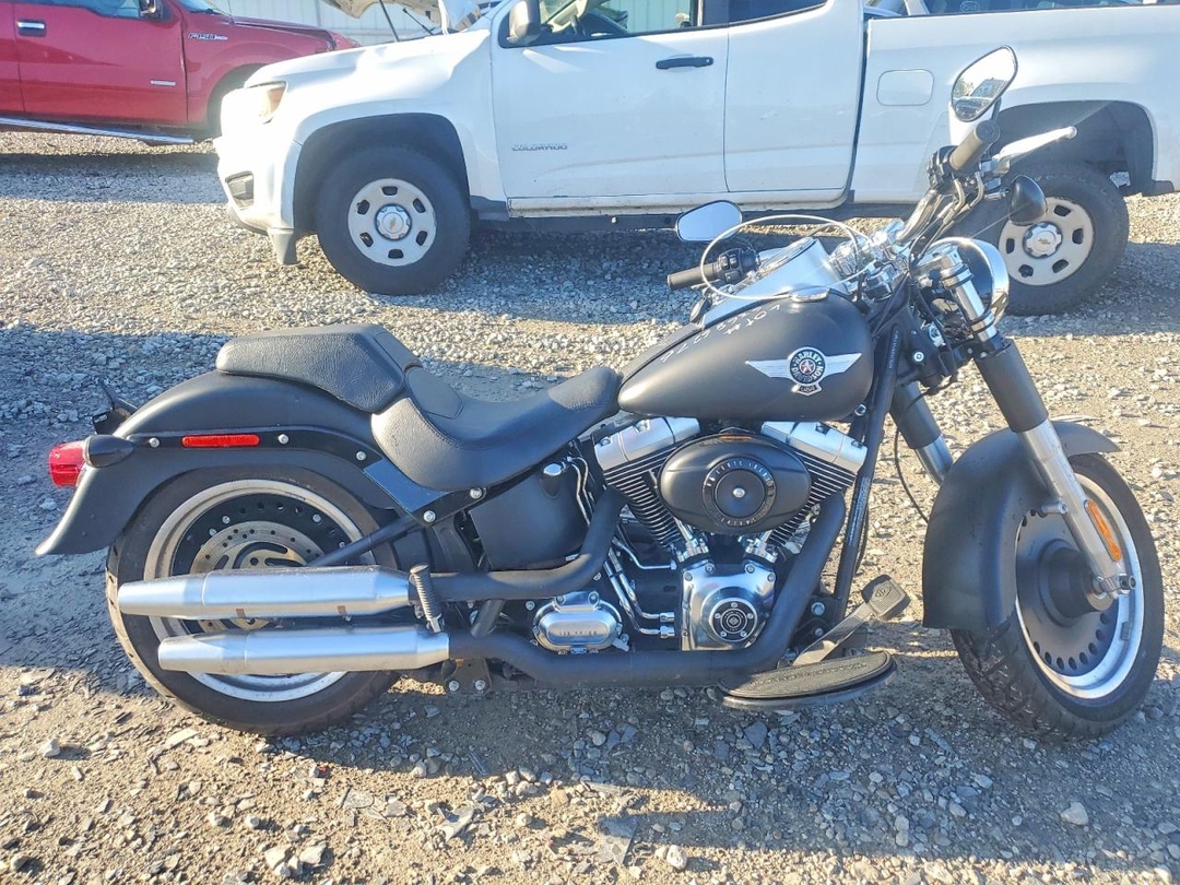 منظر 2011 HARLEY-DAVIDSON FLSTFB، زاوية 1