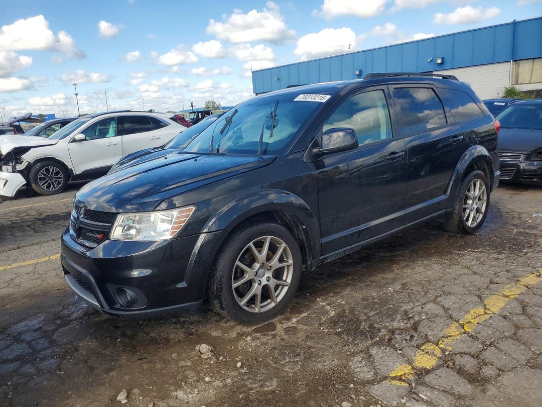Vue de 2012 DODGE JOURNEY R/T, angle 1