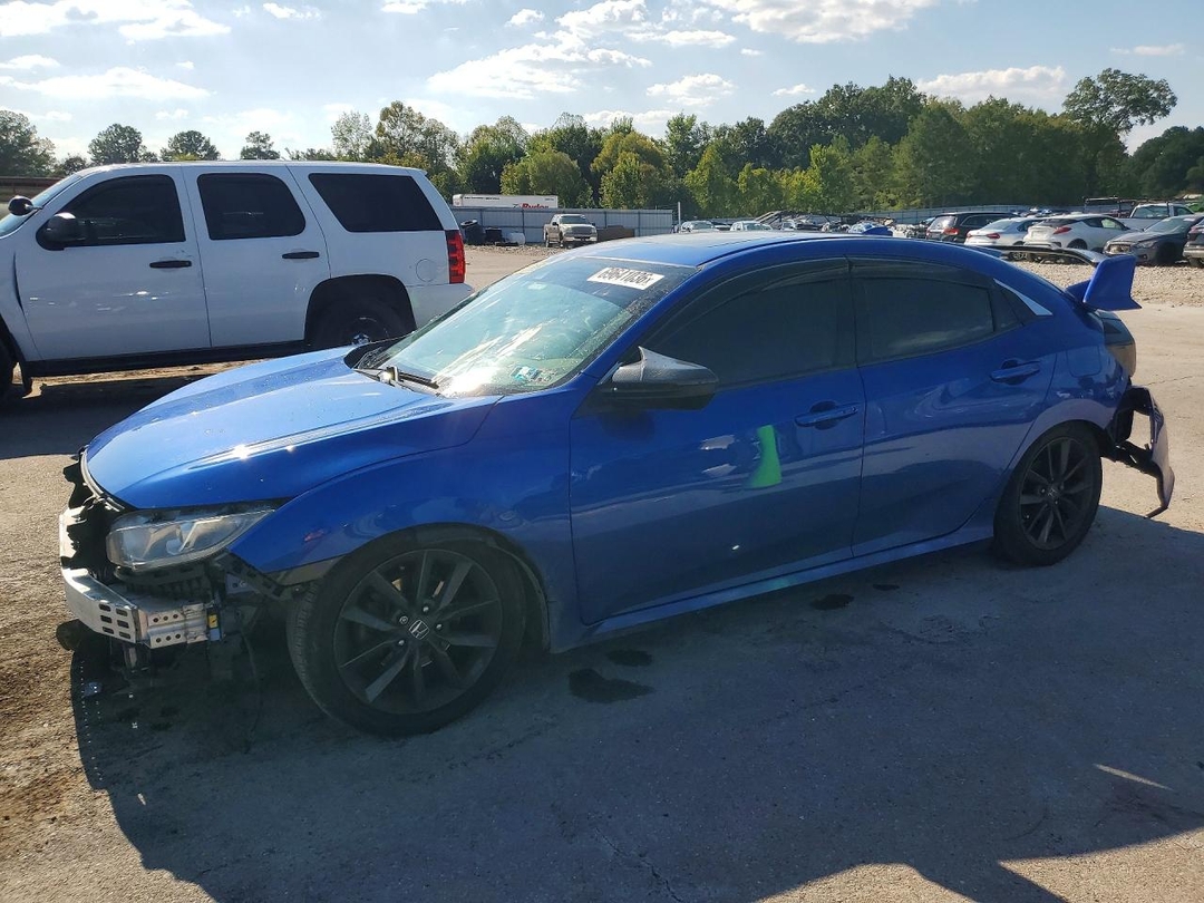 Vue de 2019 HONDA CIVIC EX, angle 1
