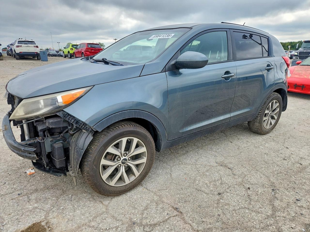 Вид 2014 KIA SPORTAGE LX, угол 1
