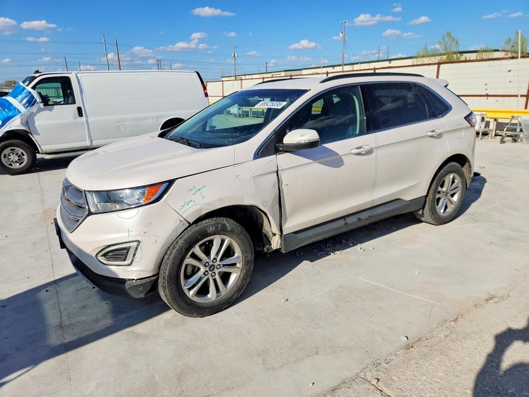 Вид 2017 FORD EDGE SEL, угол 1