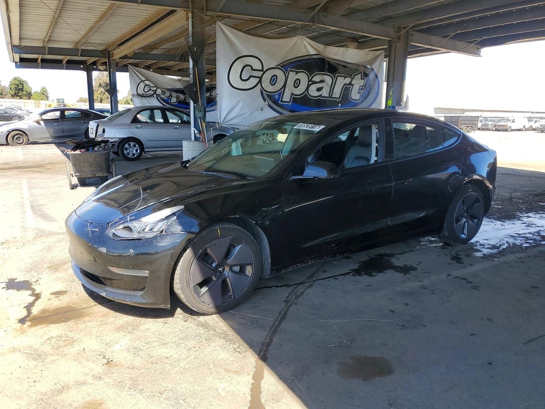 2022 TESLA MODEL 3 view, angle 1