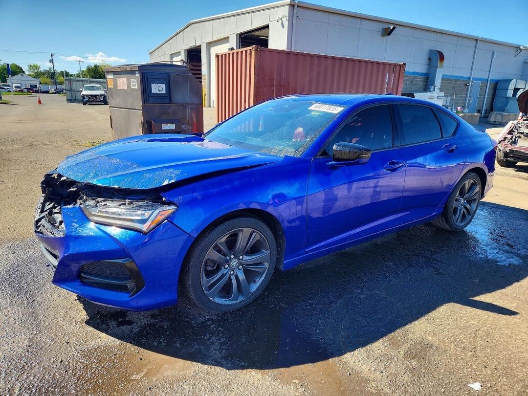 Vue de 2021 ACURA TLX TECH A, angle 1