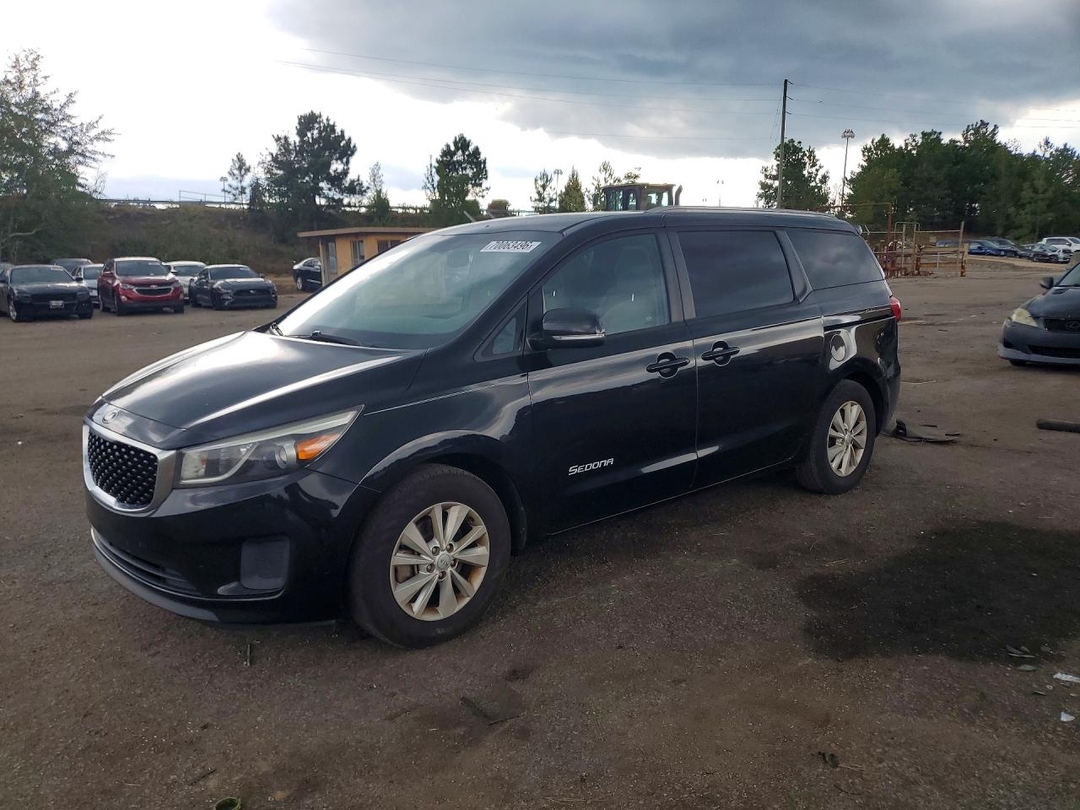 Vedere 2016 KIA SEDONA LX, unghi 1