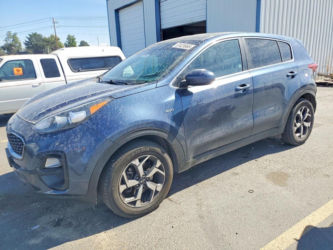 منظر 2021 KIA SPORTAGE LX، زاوية 1