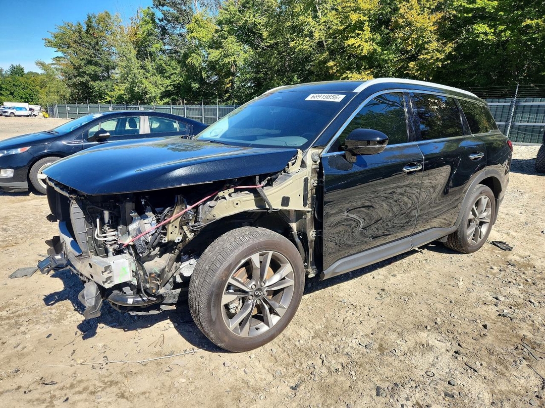 Vue de 2025 INFINITI QX60 LUXE, angle 1