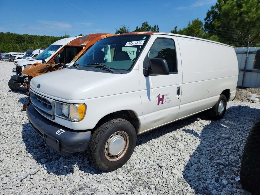 Вид 2001 FORD E150 DELIVERY VAN, угол 1