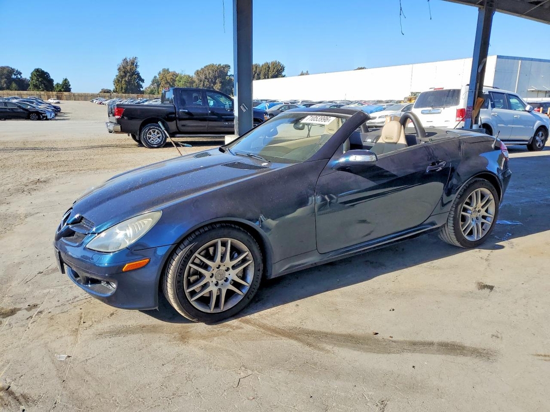 Вид 2007 MERCEDES-BENZ SLK 350, угол 1