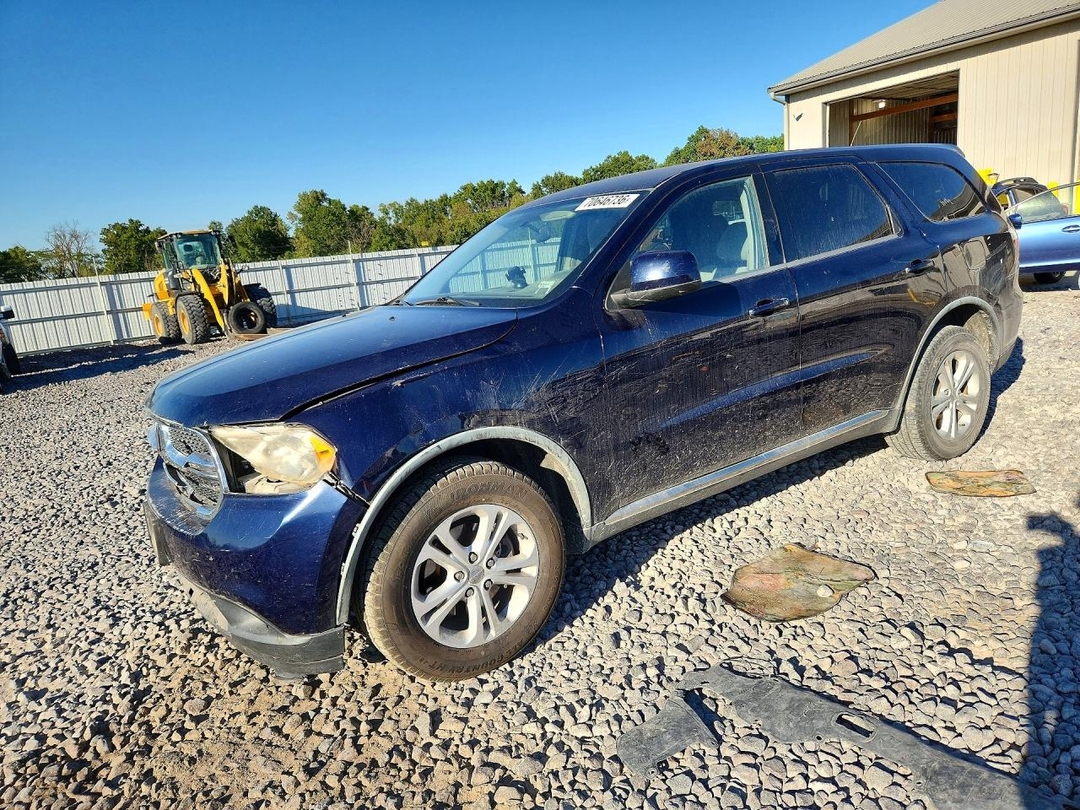 Vue de 2012 DODGE DURANGO SXT, angle 1