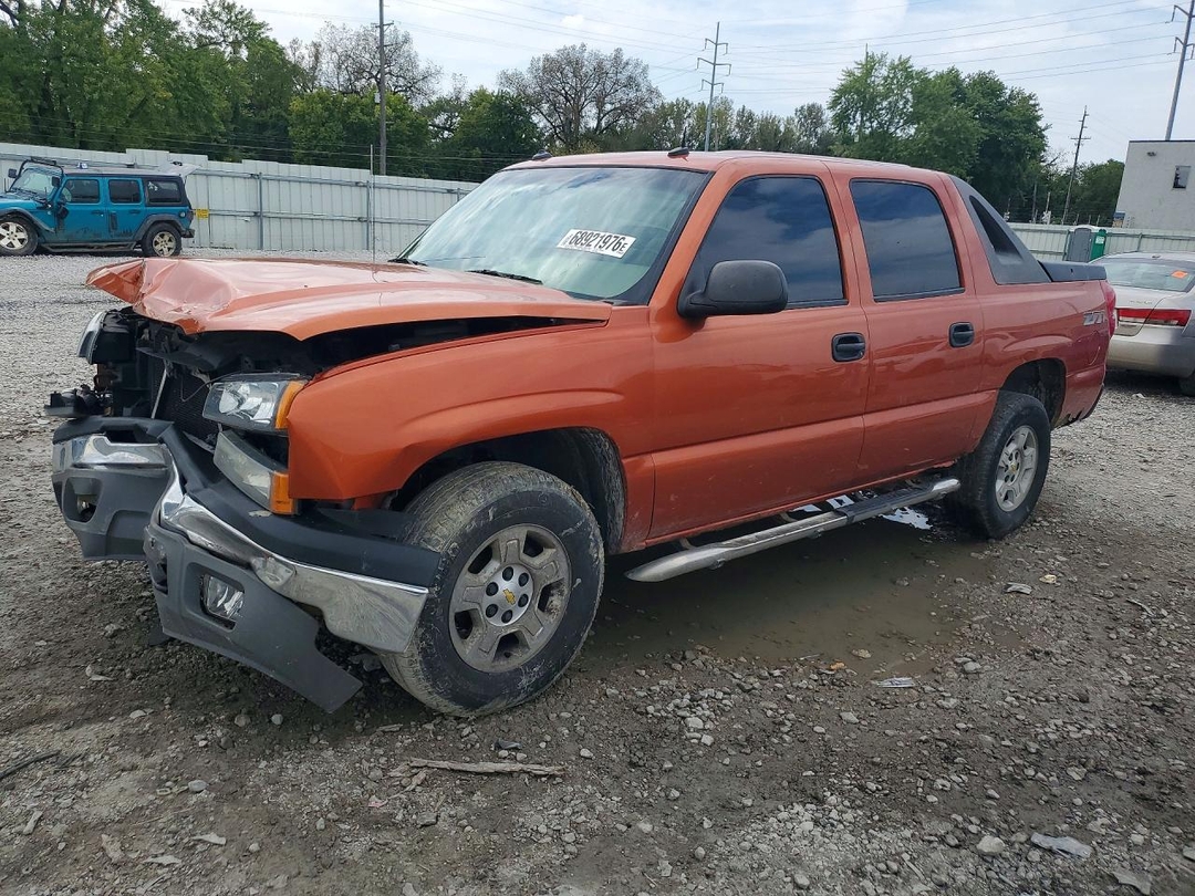 Vue de 2003 CHEVROLET AVALANCHE K1500, angle 1