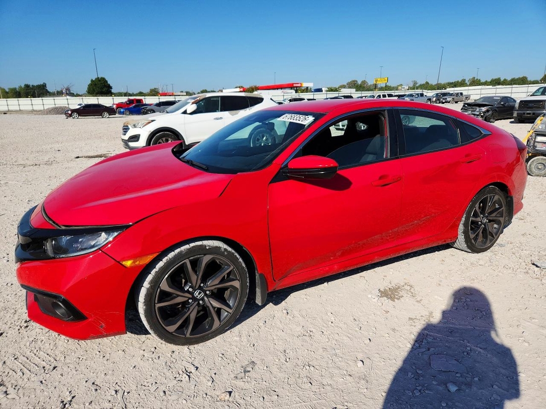 Vue de 2020 HONDA CIVIC SPORT, angle 1