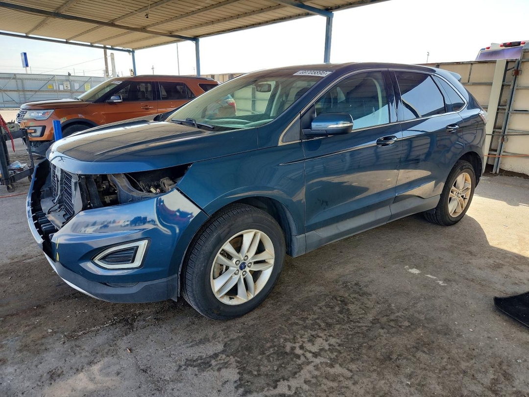 Вид 2016 FORD EDGE SEL, угол 1
