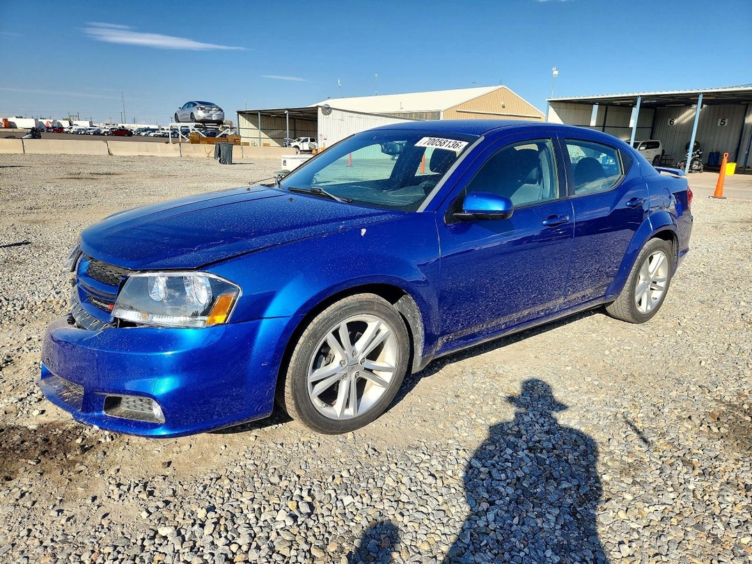 2014 DODGE AVENGER SXT view, angle 1