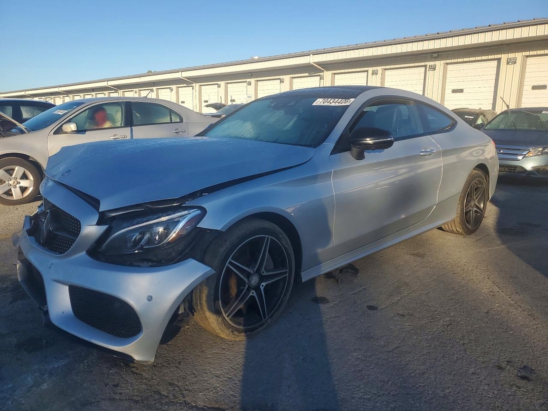 Vedere 2017 MERCEDES-BENZ C 300 4MATIC, unghi 1