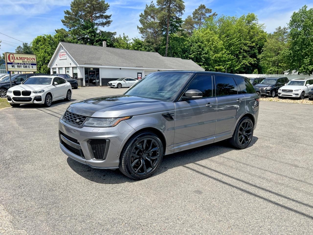 Vedere 2020 LAND ROVER RANGE ROVER SPORT SVR, unghi 1