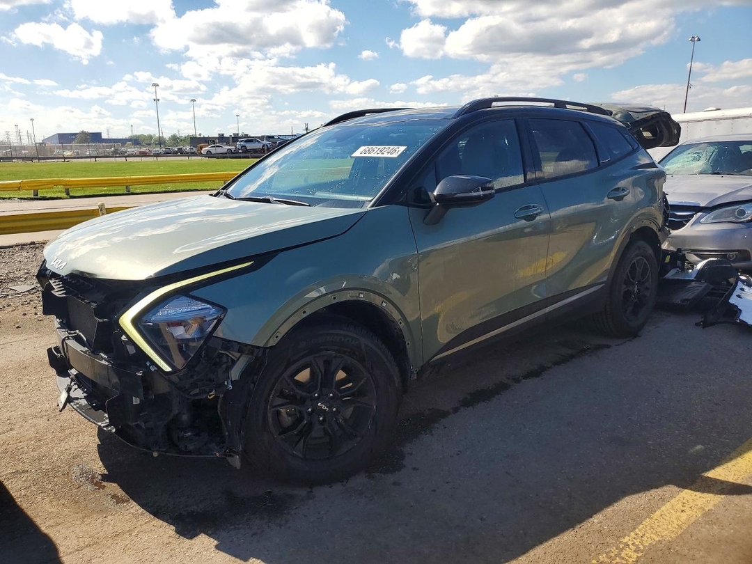 منظر 2023 KIA SPORTAGE X-PRO، زاوية 1