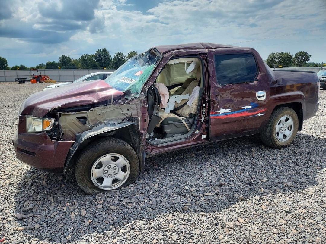 Vista de 2007 HONDA RIDGELINE RT, ángulo 1