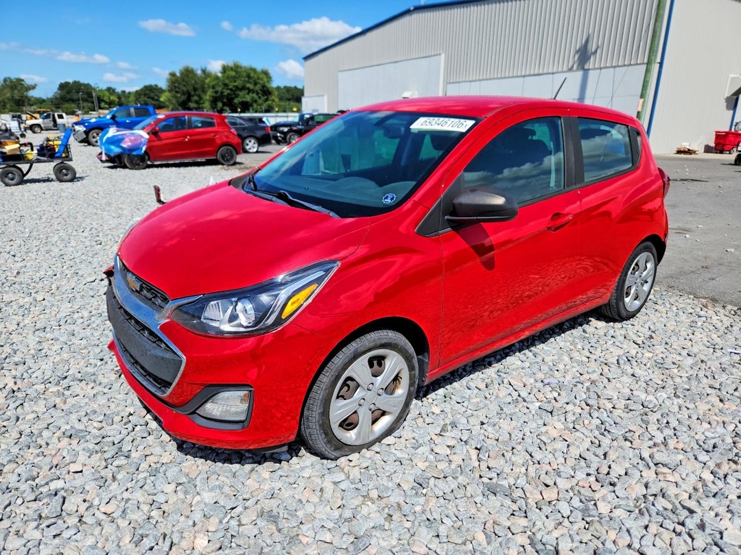 Вид 2021 CHEVROLET SPARK LS, угол 1
