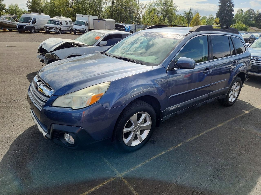 Vista de 2014 SUBARU OUTBACK 2.5I LIMITED, ángulo 1