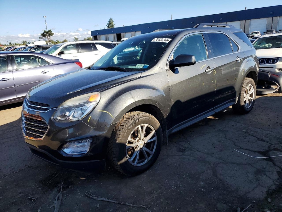Vue de 2017 CHEVROLET EQUINOX LT, angle 1