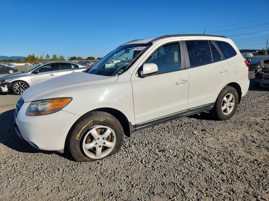 Vue de 2008 HYUNDAI SANTA FE GLS, angle 1