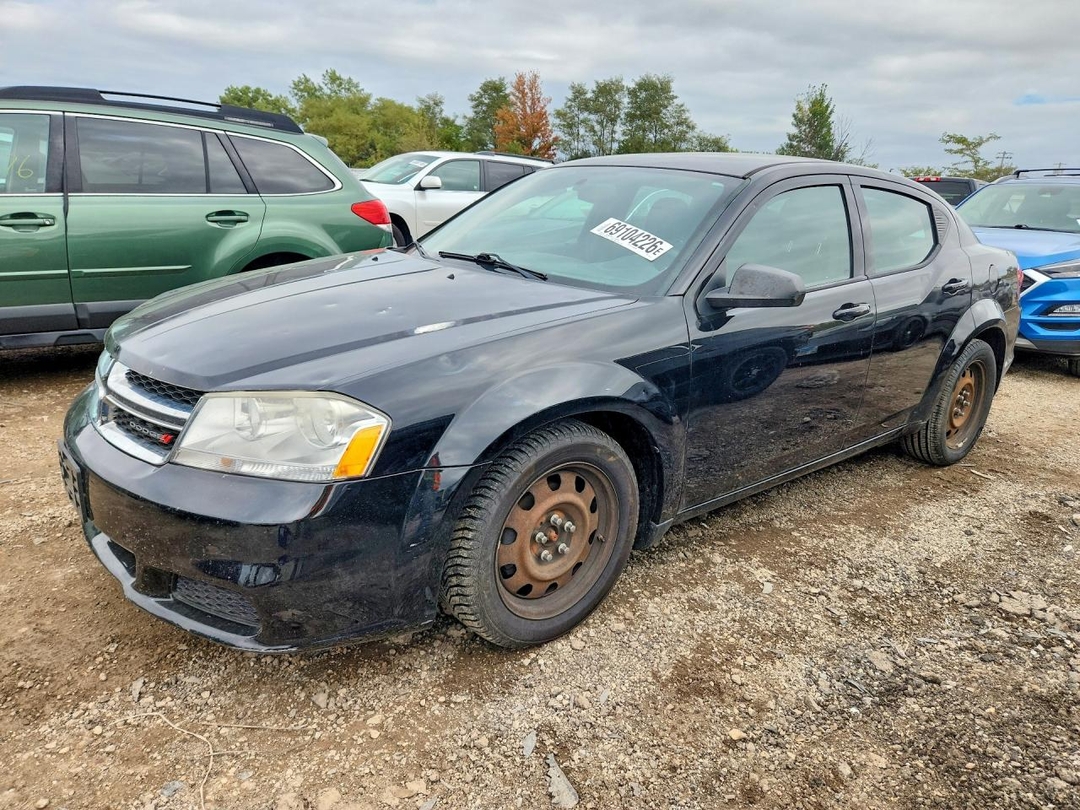 Vue de 2014 DODGE AVENGER SE, angle 1