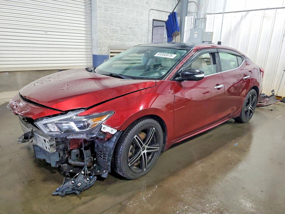 Vedere 2016 NISSAN MAXIMA 3.5 S, unghi 1