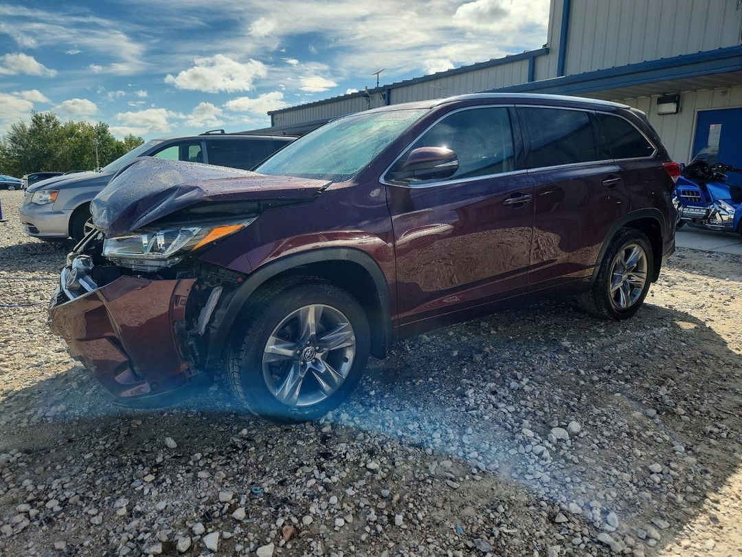 Vista de 2019 TOYOTA HIGHLANDER LIMITED PLATINUM, ángulo 1