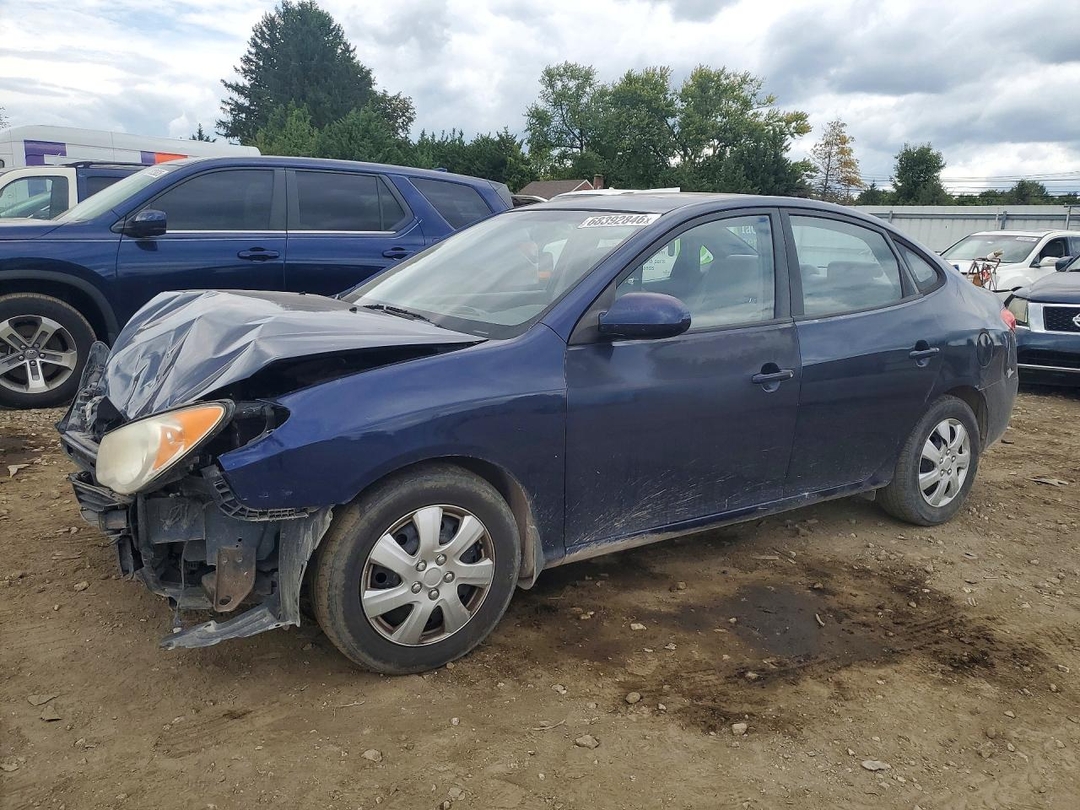 Vista de 2008 HYUNDAI ELANTRA GLS, ángulo 1