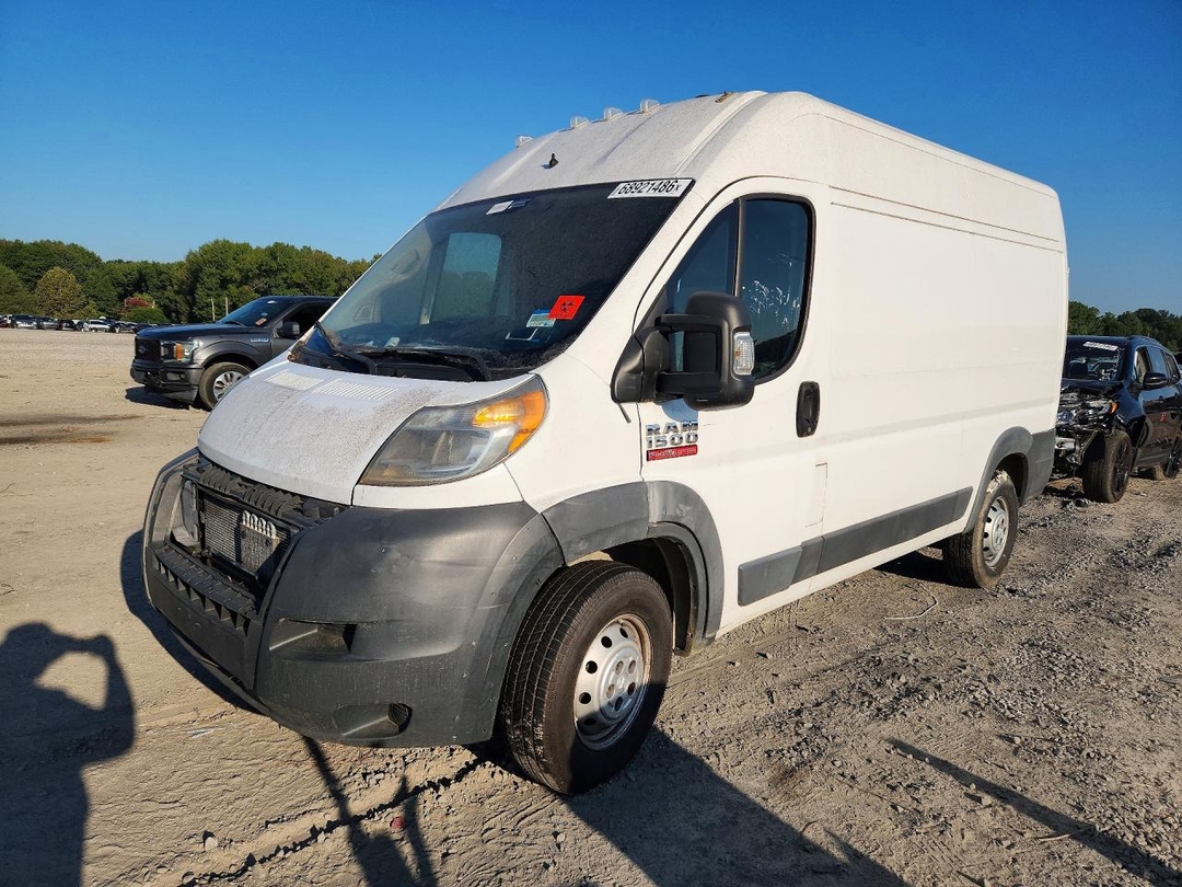 Vedere 2018 RAM PROMASTER 1500 DELIVERY VAN, unghi 1