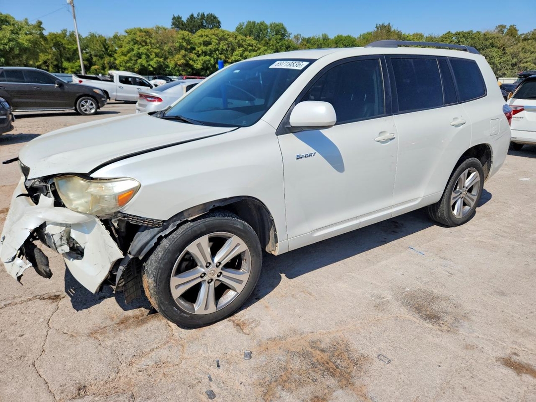 Вид 2008 TOYOTA HIGHLANDER SPORT, угол 1