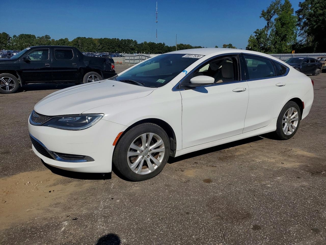 Вид 2015 CHRYSLER 200 LIMITED, угол 1