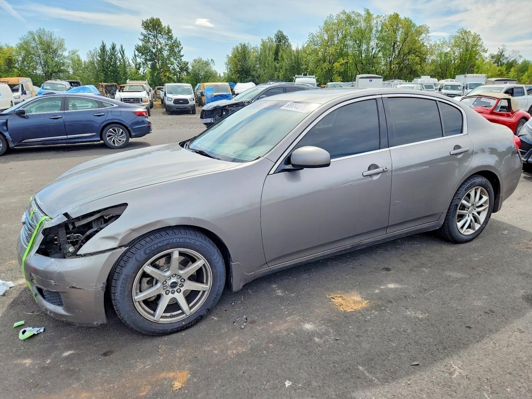 Vue de 2008 INFINITI G35 X, angle 1